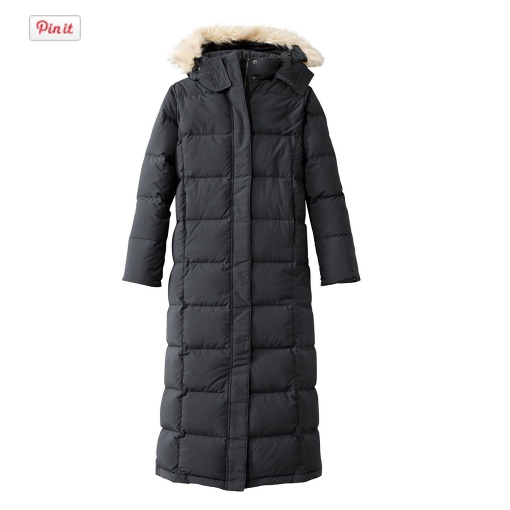 LL bean extra long winter coat